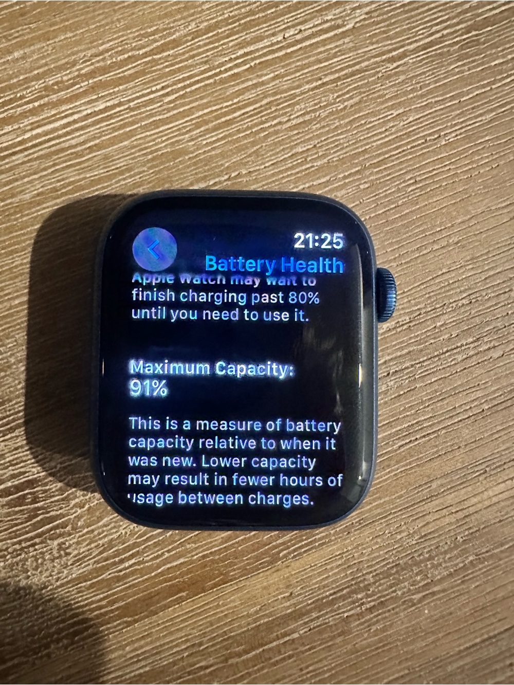 Apple Watch with Navy Blue and Black Bands - Picture 7 of 7